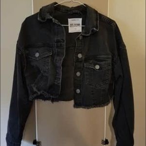Garage Cropped Jean Jacket